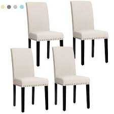 Shop our great selection of dining chairs tufted & save. Costway Set Of 4 Fabric Dining Chairs W Nailhead Trim On Sale Overstock 31590286