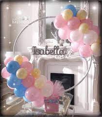 Balloon Hoop Peppa Pig Pig Baby Shower Balloons Peppa Pig Balloons