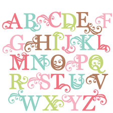 Uppercase Monograms Svg Scrapbook Cut File Cute Clipart Files For Silhouette Cricut Pazzles Free Svgs Free Svg Cuts Cute Cut Files