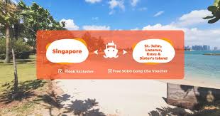 Up To 25 Off Singapore Island Cruise Ferry Tickets Between St John S Island Lazarus Island And Kusu Island Sister S Island Klook Singapore