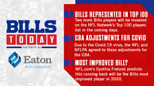 78, and then wide receiver a.j. Bills Today Two More Bills To Appear On The Nfl S Top 100 Players Of 2020 List