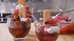 Roasted Pear Blueberry And Grape Compote Recipe Pear Dessert Recipes Baked Fruit Recipes Roasted Pear