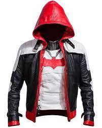 Arkham Knight Batman Red Hooded Jacket Red Hood Costume Batman Arkham Knight Red Hood Red Hood