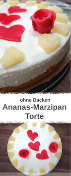 Ananas Marzipan Torte Eine Kuhlschrank Torte Ohne Backen Meinestube Rezept Backen Marzipantorte Torte Ohne Backen
