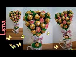 Dekoinspirationen, kreative bastelanleitungen und ideen für die perfekte tischdekoration für jeden anlass. Diy Baum Aus Ferrero Rocher Tree Diy Gift Idea Diy Iz Konfet Ferrero Roshe Youtube