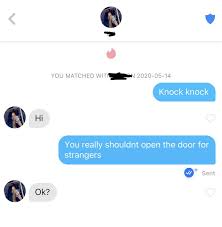 I decided to give them their own category. The Only Thing Her Bio Said Was Make Me Laugh She Hasnt Gotten Knock Knock Jokes Yet Tinder