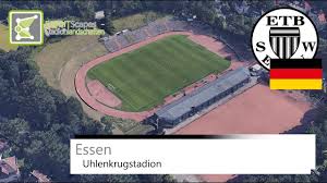 Nun braucht rwe glück im aufstiegskampf. Uhlenkrugstadion Stadion Uhlenkrug Stadion Am Uhlenkrug Schwarz Weiss Essen 2017 Youtube