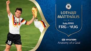 Lothar matthäus, 59, aus deutschland ⬢ position: Hyundai Anatomy Of A Goal Lothar Matthaus Frg 1990 Youtube
