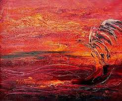 This Is An Abstract Art Representing A Dark Emotion I Chose To Pin This Image Because Have A Darker Personality Abstract Art Painting Abstract Painting