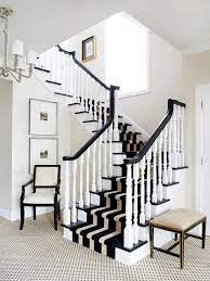 See more ideas about banisters, stairs, painted stairs. Entryway Black And White Stairs Home Staircase Styles