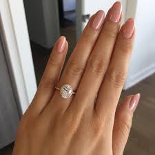 2 25 ctw oval halo ring vintage style engagement ring man made diamond simulants art deco halo ring sterling silver rose gold plated oval halo ring vintage style engagement rings vintage halo ring