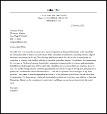 Professional School Bus Driver Cover Letter Sample Writing Guide Resume Now