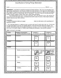 There are several million types of living species on our earth. Classification Of Living Things Worksheet By Biology Buff Tpt