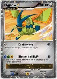 Flygon is a pokémon that resembles a slightly insectoid, bipedal dragon. Pokemon Flygon 80