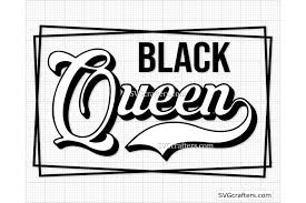 Download Black Queen Svg Melanin Svg Black Girl Graphic By Svgcrafters Creative Fabrica