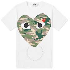 Care depends on which materials the shirt is made from. Comme Des Garcons Men S Short Sleeve Camouflage Heart Print T Shirt P1t242 1 Apparel Jomashop