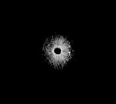 bullet hole in glass 1