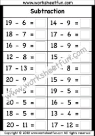 Watch video stories for pka, pkb, and ka students here! Subtraction 2 Digit Free Printable Worksheets Worksheetfun