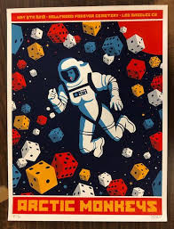 Arctic monkeys poster concert promo 11 x 17 inches la. Posterscene Arctic Monkeys Los Angeles 2018
