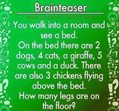 Learn how to do it yourself. How Many Legs Are On The Floor Puzzles World
