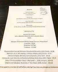 The menu design is a visit card that sets the tone of your restaurant and makes the first. The Dessert Menu At The Newly Michelin Starred Pub The Wild Rabbit Located In The Cotswolds Read Our Review On Desserts Menu Menu Restaurant Fine Dining Menu