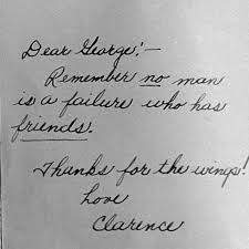 It S A Wonderful Life Letter From Clarence Wonderful Life Quotes It S A Wonderful Life Its A Wonderful Life