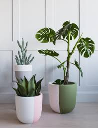 Small Dia 27cm X H 26cmmedium Dia 34cm X H 33cmlarge Dia 43cm X H 42cmhand Painted In The Uk Made Plant Pot Design House Plants Decor Plant Pot Diy