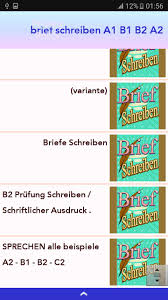 Geschieht dies nicht, wird der schriftliche ausdruck mit 0 punkten bewertet, unabhängig von formaler richtigkeit und r gestaltung! Brief Schreiben A1 B1 B2 A2 For Android Apk Download