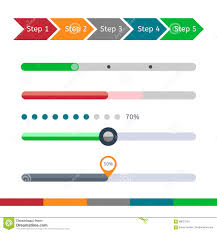 progress bar set loading status bar web indicator process