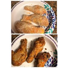 Chicken In The Air Fryer Coated With Eggs Then Almond Flour And Parmesan Cheese They Came Out Amazing Ketorecipes