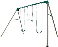 We have selected this girl on the swing coloring page to offer you nice spring coloring pages to print out and color. Amazon Com Lifetime 290038 Heavy Duty A Frame Metal Swing Set Earthtone Sports Outdoors