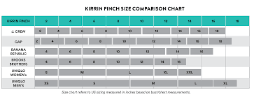 fit and size guide shirts kirrin finch