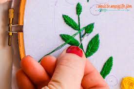 Are you looking for someone who operates a embroidery business in your zip code? How To Embroider Leaves The Easy Way I Should Be Mopping The Floor