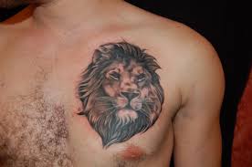 Lion Face Tattoo On Chest For Men Mens Lion Tattoo Tattoos For Guys Chest Tattoo Men