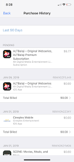 Apr 29, 2020 · scroll down to purchase history on the account information page and click see all next to most recent purchase. Pending Purchase History Apple Community