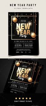 New Year Party Flyer Grafis