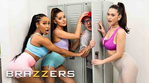 Brazzers - Sexy Girls Jenna Foxx, Vanna Bardot & Jasmine Wilde Work Out  Every Hole In The Gym - RedTube