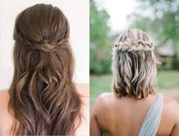 From simple dutch and french braids to elegant or messy chignons, here you have it all. Bridesmaid Hairstyles 2018 Latest Haircuts