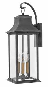 Hinkley Lighting Adair 2935dz Wall Mount Lantern Outdoor Wall Lantern Outdoor Light Fixtures