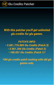 Selected binary distributions are provided to simplify installation of the more complicated parts of bsoft. Download Glu Credits Patcher V3 0 2 Apk Mod Apk Obb Data 3 0 2 By Crack Work Free Games Android Apps