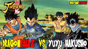Yu yu hakusho suffers from the exact same problem as db, though. J Stars Victory Vs Dragon Ball Z Vs Yu Yu Hakusho Goku Vegeta Vs Yusuke Hiei Youtube
