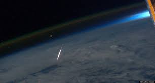 What does a shooting star look like. Picture Of The Day What A Shooting Star Looks Like From Space The Atlantic
