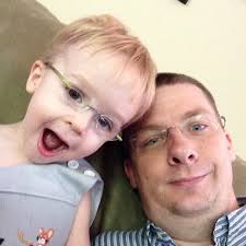 I'm photo bombing Nathan's Father's Day selfie