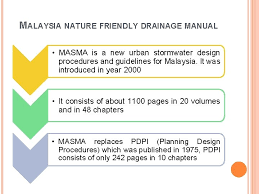 Manual saliran mesra alam malaysia. Tat 901 Hydrology Masma Manual Saliran Mesra Alam