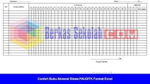 Berikut ini adalah contoh surat pemberitahuan ketidakhadiran siswa peserta didik kepada orang tua wali murid. Contoh Buku Absensi Siswa Paud Tk Format Excel Buku Microsoft Excel Belajar