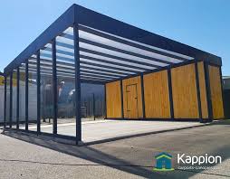 Contemporary Storage Room Glass Infills The Poshest Campervan Valet Bay We Have Ever Seen This Europort Really Is A Stunner Carport Canopy Awning Canopy
