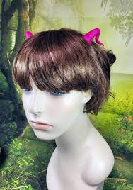 Fuchsia Twisted Devil Horns Costume Accessory