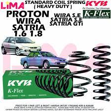 Melainkan juga mengetahui merk spring bed terbaik dan terlaris di indonesia. Proton Wira Satria 1 6 1 8 Putra Front Rear Coil Spring K Flex Kayaba Kyb Original Shopee Malaysia