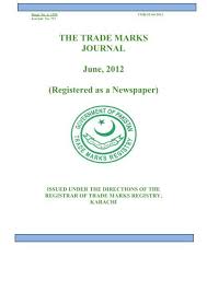 Afficher plus de publications de shiraz_karam. The Trade Marks Journal June 2012 Ipo Pakistan
