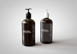 Download Amber Pump Bottle Mock Up On Behance